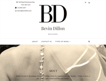 Tablet Screenshot of bevindillon.com